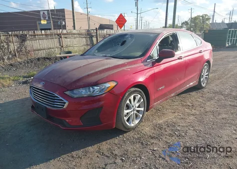 2019 Ford Fusion Hybrid Se из США, поврежденный, VIN 3FA6P0LU9KR214675